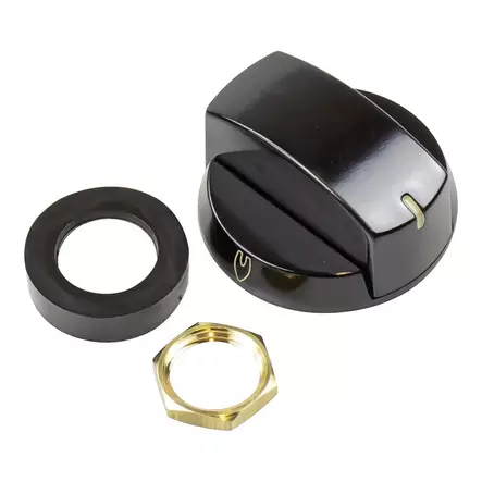 Dometic lieden säädinnuppi musta / hopea - Liedet, uunit ja osat - 105312762 - 1