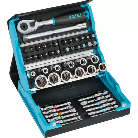 Hazet 2200SC-2 SmartCase 1/4" ruuvauskärkisarja hylsyillä 50 osaa - BITS-sarjat - HAZ2200SC-2 - 1