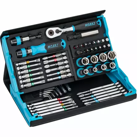 Hazet 2200sc-32 1/4" hiper smartcase ruuvauskärkisarja 59 osaa - BITS-sarjat - HAZ2200SC-32 - 1