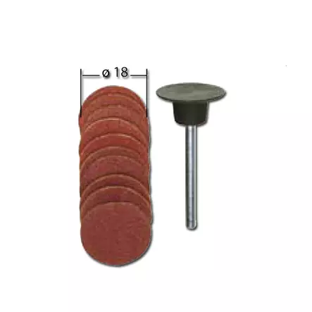 Hiomalaikka & kiinnitysvarsi, Ø 18 mm - Proxxon katkaisu- ja hiontalaikat - 28982 - 1