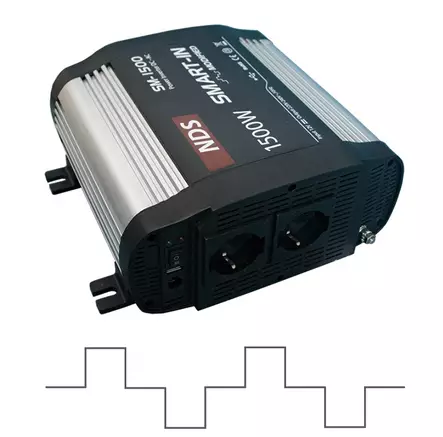 Invertteri Smart in modified sine 1500W Modifioitu siniaalto, 12V - Invertterit - SM1500-12 - 1