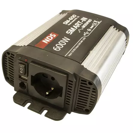 Invertteri Smart in modified sine 600W, Modifioitu siniaalto, 12V - Invertterit - SM600-12 - 1