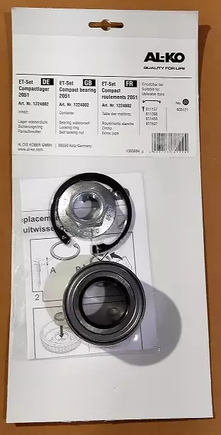 Kompaktilaakeri 34/64mm vesitiivis AL-KO Kompaktilaakeri AL-KO vesitiivis 34/64m - Peräkärryn laakerit ja tiivisteet - 1224802 - 2