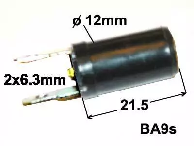 Lampunkanta Ba9S 2-Laatta - Polttimon kannat - 1605-1512 - 1