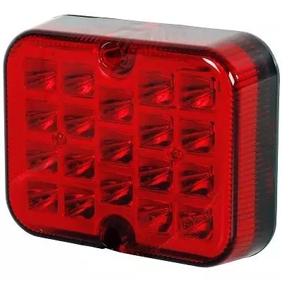 Sumuvalo 100 X 80 X 28 mm Takasumuvalo LED 12V - Peräkärryn peruutus- ja takasumuvalot - 0900832 - 1