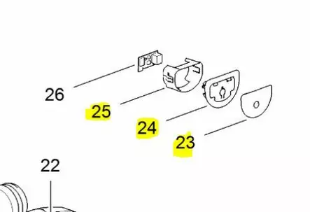 Thetford ohjauspaneelin kotelo C222SWE, S223S - Kaikki Thetford kasettivessojen varaosat - 20096162 - 1