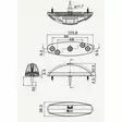 Aspöck Flexipoint II Led pun/valk 12v äärivalo - Äärivalot - 0900962 - 2
