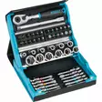 Hazet 2200SC-2 SmartCase 1/4" ruuvauskärkisarja hylsyillä 50 osaa - BITS-sarjat - HAZ2200SC-2 - 1