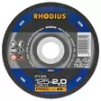 Katkaisulaikka 230x2,0x22,2 Teräkselle ja Yleiskäyttöön FT33 Rhodius - Katkaisulaikat - 283-60-332302 - 1