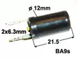 Lampunkanta Ba9S 2-Laatta - Polttimon kannat - 1605-1512 - 1