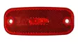 Led äärivalo 12v punainen pituus 111mm Punainen äärivalo kiinnitysväli 90mm - Äärivalot - 0900812 - 1