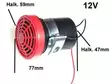 Peruutushälytin 12 V Ø 47 - 59 mm - Elektroniikka - 1552-4012 - 2