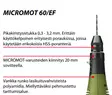 Pienoisporakone Micromot 60/EF Proxxon 12V - Proxxon käsikäyttöiset laitteet 12V - 28512 - 3