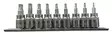 Turvatorx-sarja 9-osaa TS10-50 3/8" - Hylsysarjat - 291-XL22031402 - 1