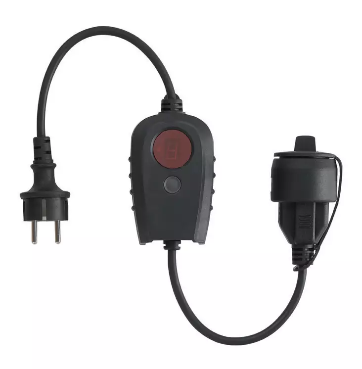 Ajastin hämärätunnistimella 230V IP44 1-9h - Ajastinkellot - 8072 - 1