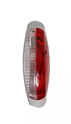 Aspöck Flexipoint II pun/valk 12v Aspöck pu/va äärivalo harmaa pohja - Peräkärryn takavalot - 0900842 - 1