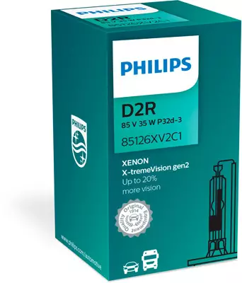 Autolamppu Philips 85V 35W D2R XV +20% GEN2 - Auton polttimot - 100-D2RXV2 - 1
