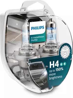 Autolamppu Philips H4 X-Treme Vision Pro 150% - Auton polttimot - 100-12342XVPS2 - 1