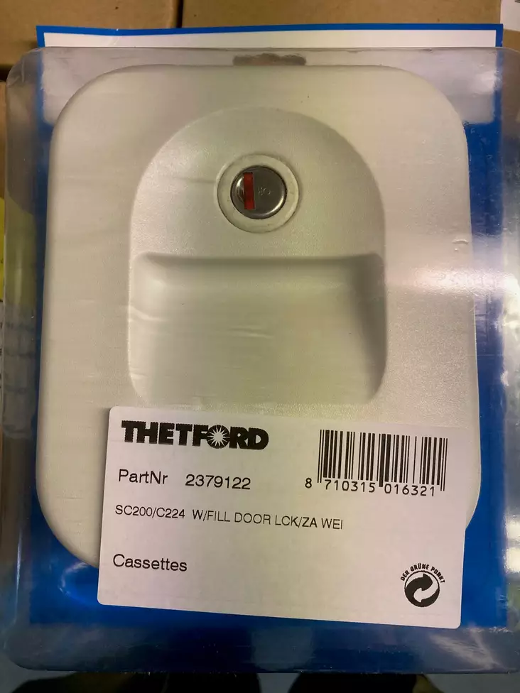 C200/C220/C250/C260 vesiluukku, lukolla, valkoinen - Thetford huoltoluukut - TF2379122 - 1