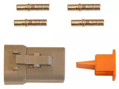 Deutsch DTP Liitin / Pistoke 4-pin. Naaras 2-3mm² - Deutsch-liittimet - 1605-N8K092 - 1