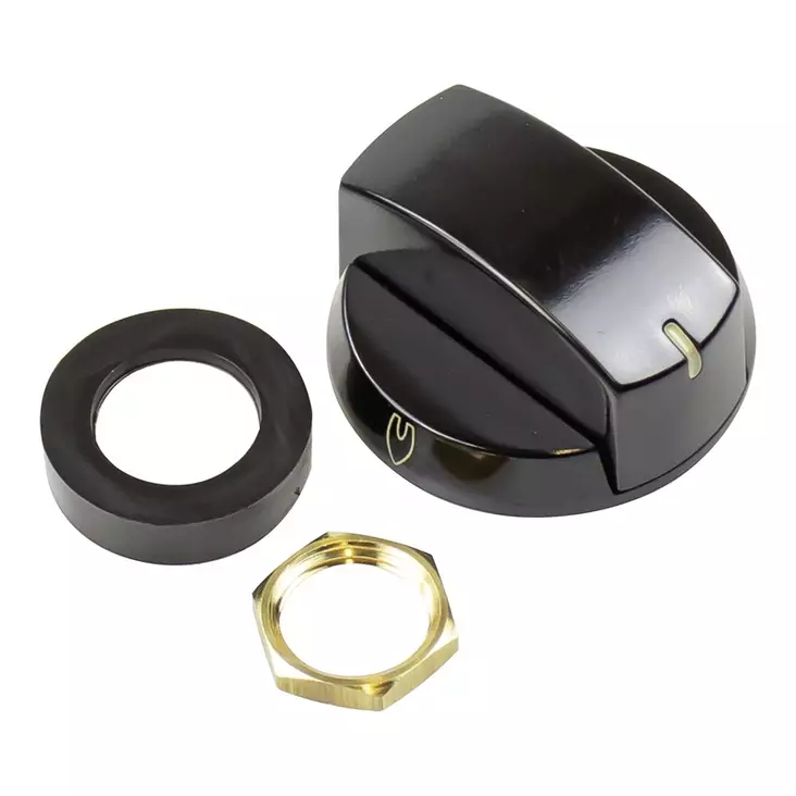 Dometic lieden säädinnuppi musta / hopea - Liedet, uunit ja osat - 105312762 - 1