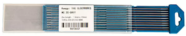 Elektrodi Harmaa 1,6x175 WC20 10kpl - Hitsauslisäaineet ja juotosaineet - 292-21-9873532 - 1