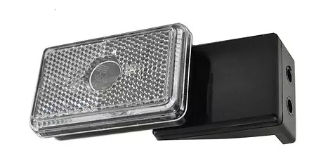 Etuäärivalo kumijalalla oikea Äärivalo valkoinen kumijalalla - Äärivalot - 0900822 - 1