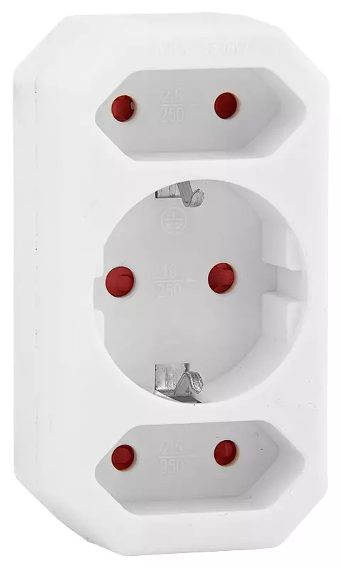 Haaroituskappale 3-osaa - Sähkörasiat ja pistokkeet - BR5822 - 2