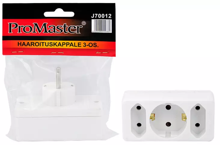 Haaroituskappale 3-osaa - Sähkörasiat ja pistokkeet - J70012 - 2