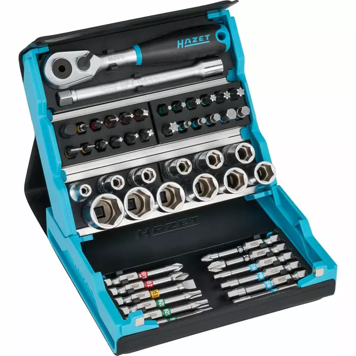 Hazet 2200SC-2 SmartCase 1/4" ruuvauskärkisarja hylsyillä 50 osaa - BITS-sarjat - HAZ2200SC-2 - 1