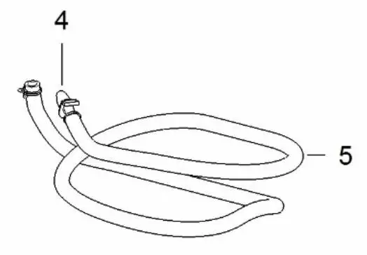 Huuhteluputki C224CW - Kaikki Thetford kasettivessojen varaosat - 20097962 - 1