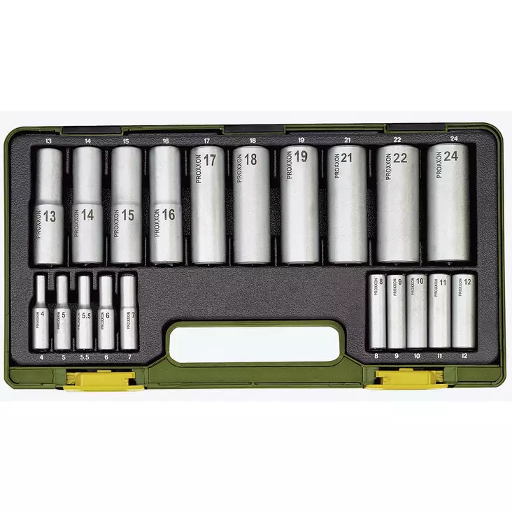 Hylsysarja 1/4" ja 1/2" 20-osaa pitkät - Hylsysarjat - 23292 - 1