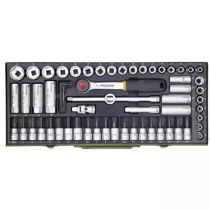 Hylsysarja 3/8" 65-osaa - Hylsysarjat - 23112 - 1