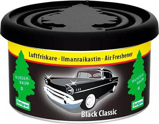 Ilmanraikastin Fiber Can Wunder-Baum Black Classic - Muut sisätilan tarvikkeet - 929-W9802 - 1