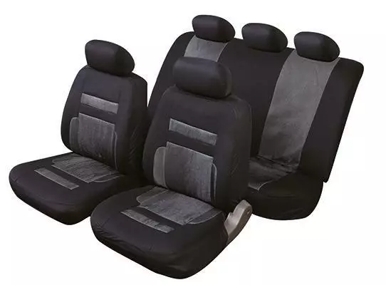 Istuinsuojasarja musta yleismalli eteen ja taakse - Istuinpäälliset - 942-18842 - 1