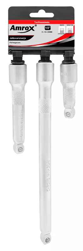 Jatkovarsisarja 1/2" 3-Os. Wobble - Jatkot, nivelet ja adapterit - TX11352 - 1