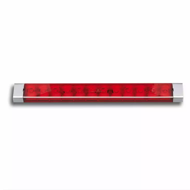 Jokon Lisäjarruvalo Led 12V pinta- asenn Lisäjarruvalo 252X14mm 500mm kaapelilla - Peräkärryn peruutus- ja takasumuvalot - 0900902 - 1