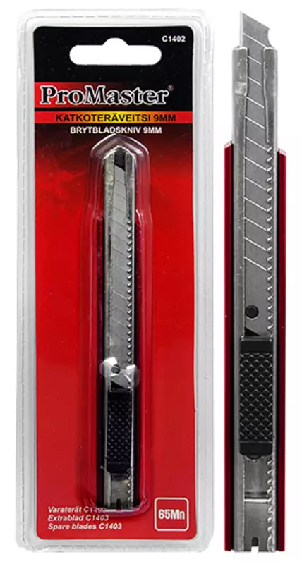 Katkoteräveitsi 9mm - Puukot, veitset ja kaapimet - C1402 - 1