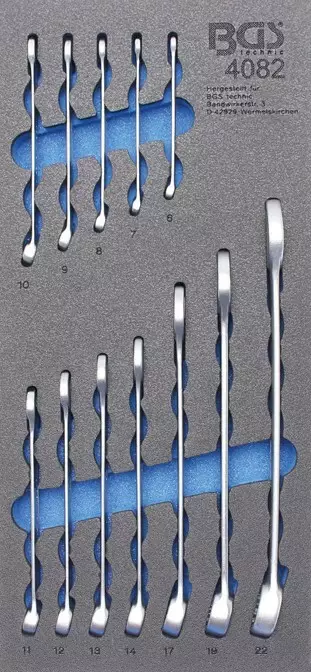 Kiintoavaimet 6 - 22 mm TT - Työkalumoduulit työkaluvaunuihin - BGS4082 - 1