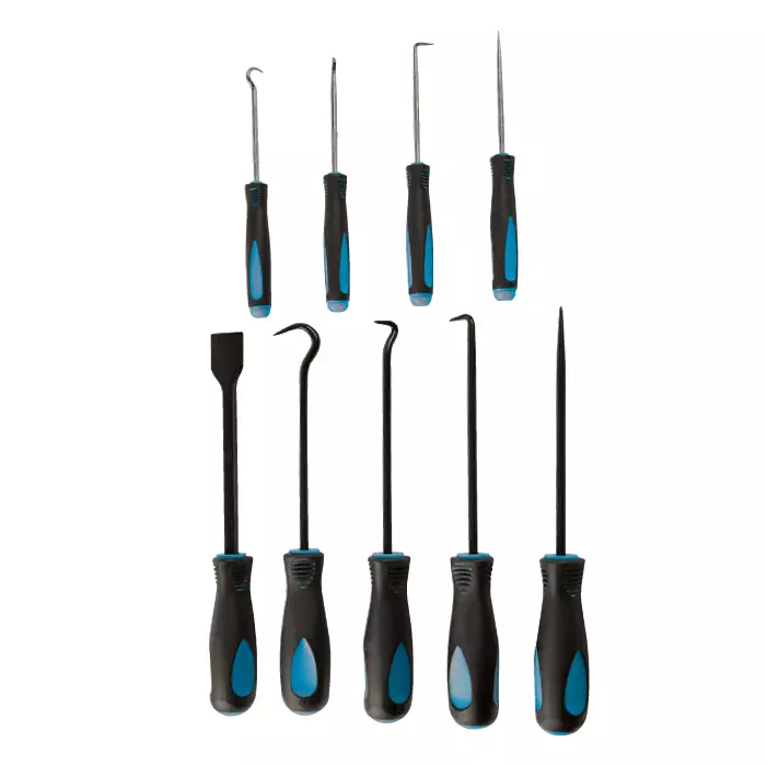 Koukkusarja 9-osaa - Puukot, veitset ja kaapimet - 258-6382 - 1