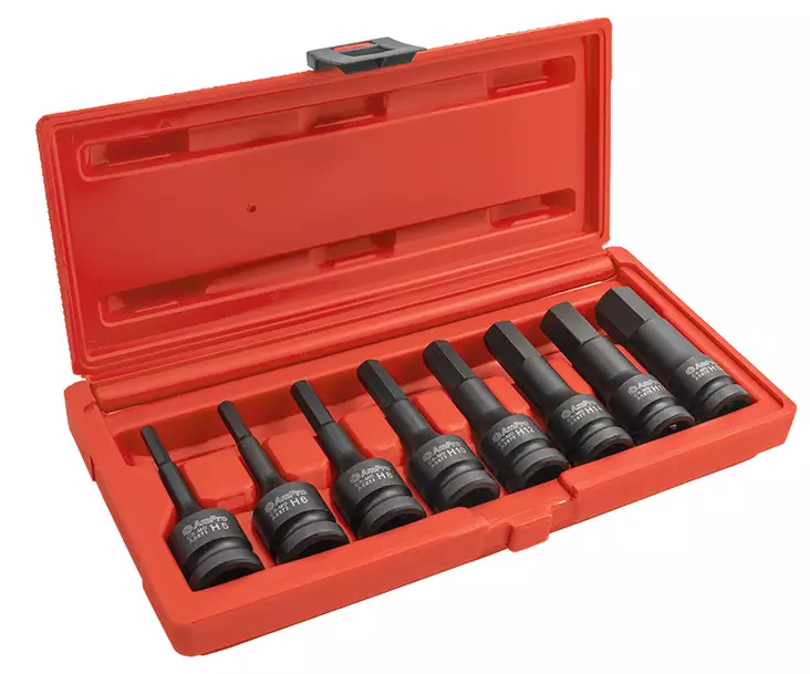 Kuusiokolo voimahylsysarja 1/2" 8-osaa - Hylsysarjat - A5662 - 2