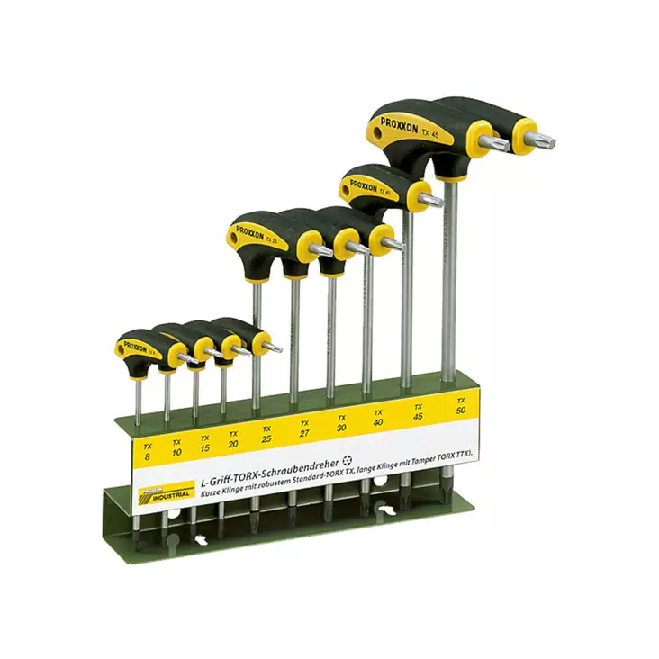 L-kahva ruuvimeisselisarja 10-osaa torx - Ruuvitaltat - 22652 - 1
