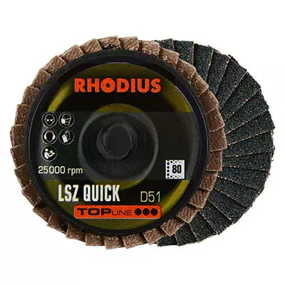 Lamellilaikka LSZ QUICK 51mm K80 ROLOC - Roloc -laikat - 287-303932 - 1