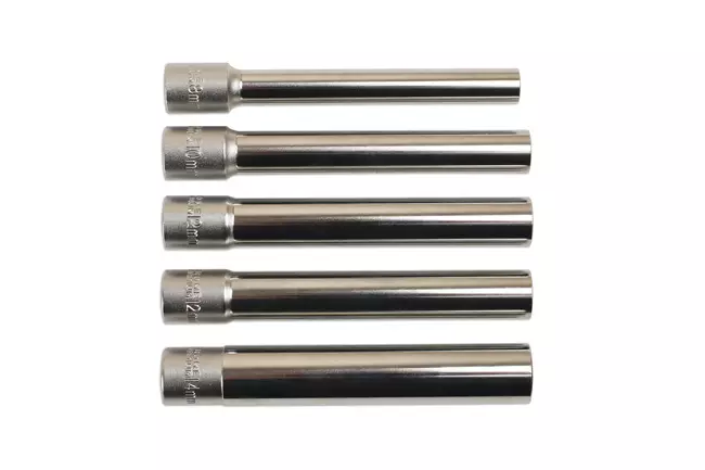 Laser hylsysarja 3/8" pitkät 5-osaa - Hylsysarjat - 258-7032 - 1