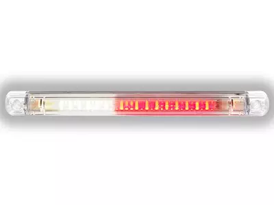LED Peruutusvalo / Takasumuvalo 12/24V 237x20,5x22 mm - Peräkärryn peruutus- ja takasumuvalot - 1606-27782 - 1