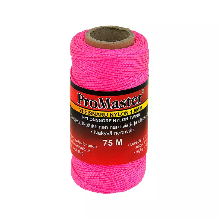 Linjalanka pinkki 1.8 mm x 75 m - Köydet, narut ja vaijerit - C5772 - 1