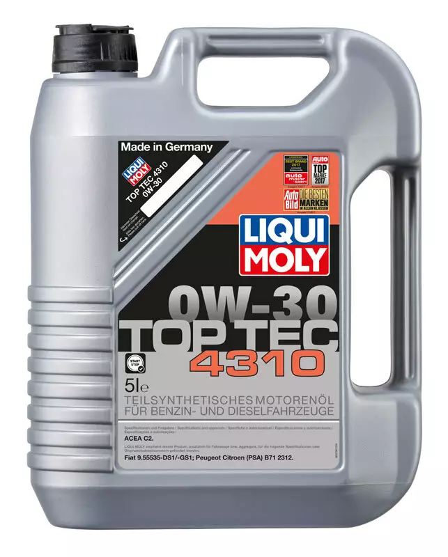 Liqui Moly Top Tec 4310 0W30 5L - Moottoriöljyt - LQM2362 - 1