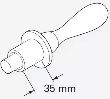Lukkoaluslevyn asennustyökalu 35mm - Ilmakeskuslämmityksen asennustarvikkeet - 34020-01282 - 1