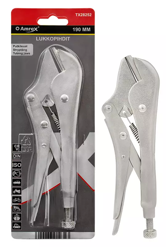 Lukkopihdit 190mm Putkileuka - Lukkopihdit - TX28252 - 1