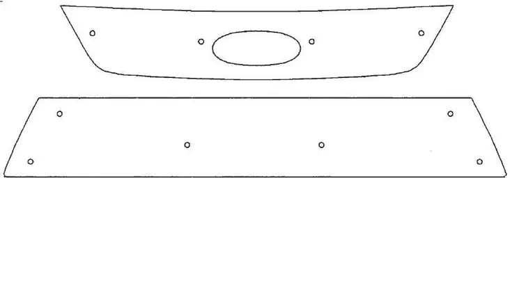 Maskisuoja Ford Mondeo 2007-2009 - Ford maskisuojat - TS22 - 1
